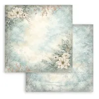 Stamperia White Christmas Papierblok 8x8 inch - Cristina Radovan (Stamperia White Christmas 8x8 Inch Paper Pack Maxi Background Selection by Cristina Radovan (SBBS147))